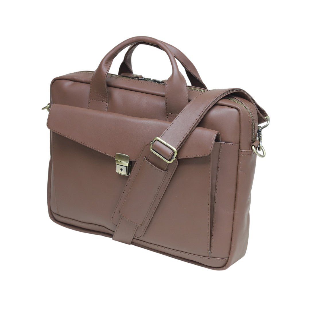 The Executive Laptop Briefcase – Brown