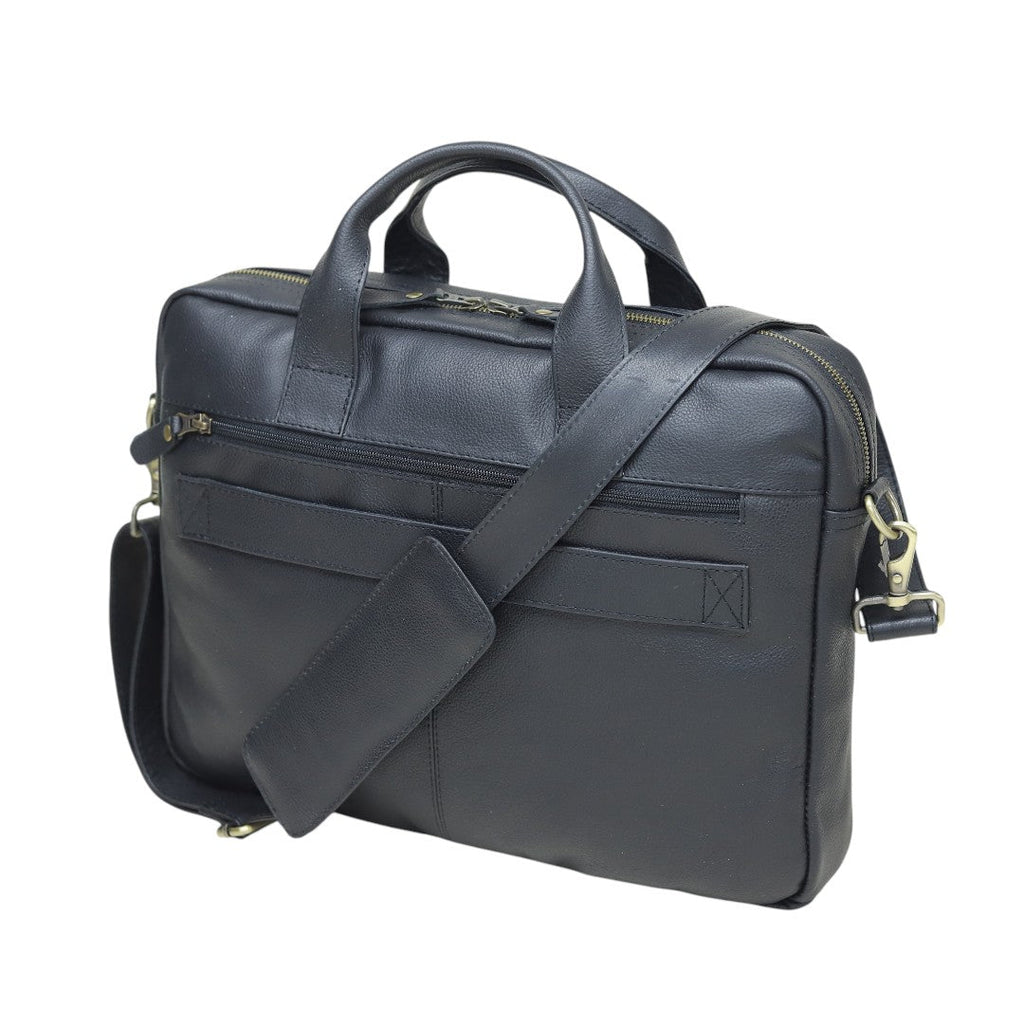The Vanguard Leather Messenger Briefcase