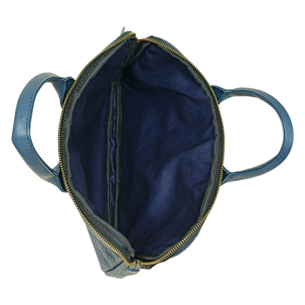 The Intrepid Woven Briefcase – Blue