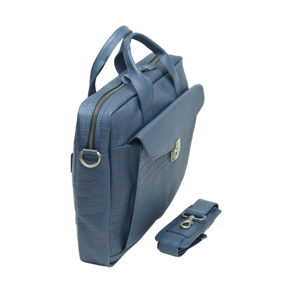 The Sovereign Leather Document Briefcase