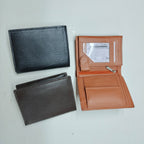 Multi-Storage Textured Leather Book Wallet