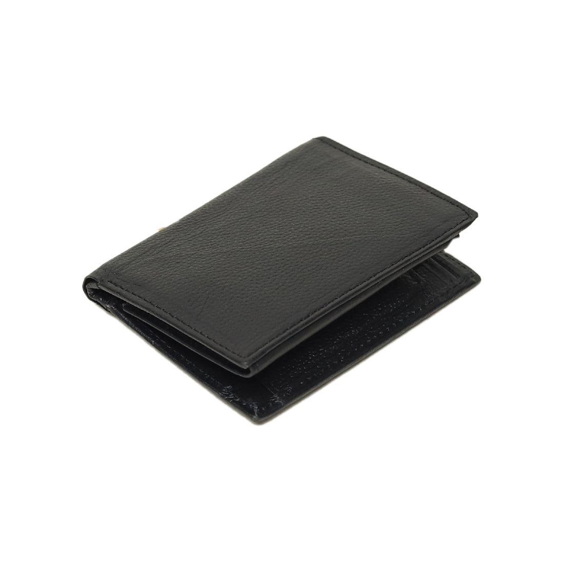 Multi-Storage Textured Leather Book Wallet