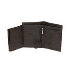 Multi-Storage Textured Leather Book Wallet