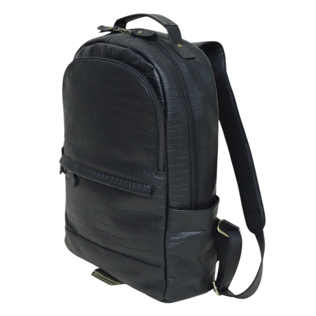 The Noir Croc Executive Backpack