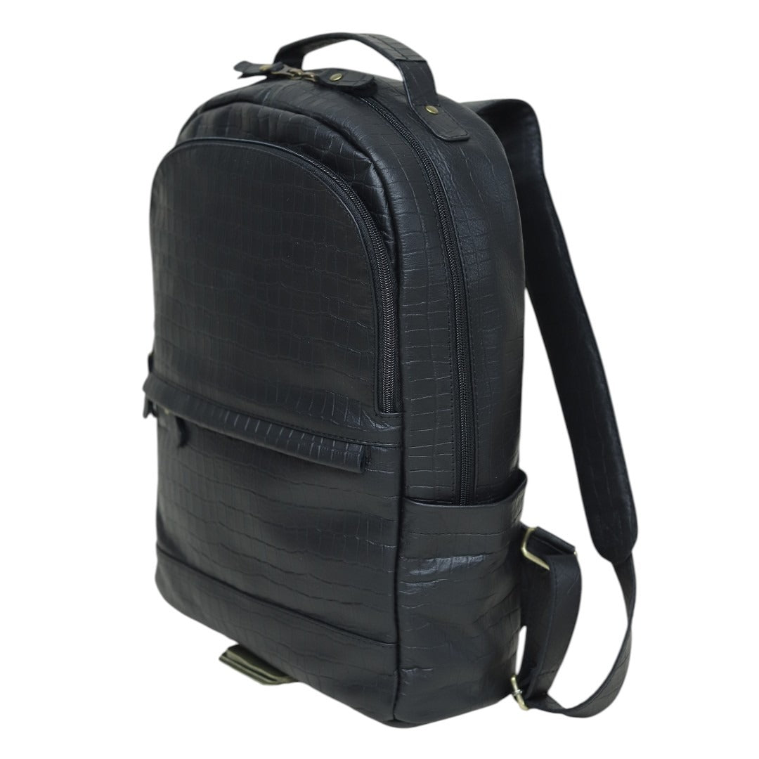 The Noir Croc Executive Backpack