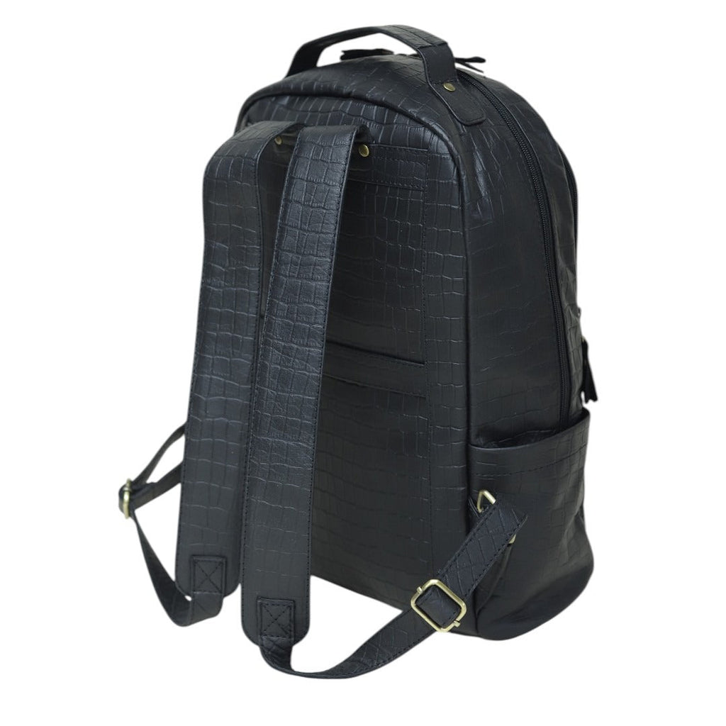 The Noir Croc Executive Backpack