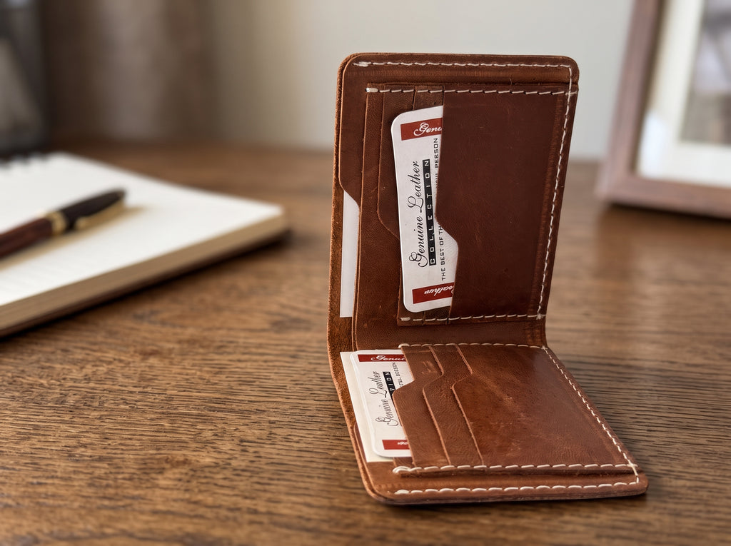 The Heritage Bifold | 100% Full Crazy Horse Leather Wallet
